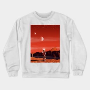 Manned Mars Mission Crewneck Sweatshirt